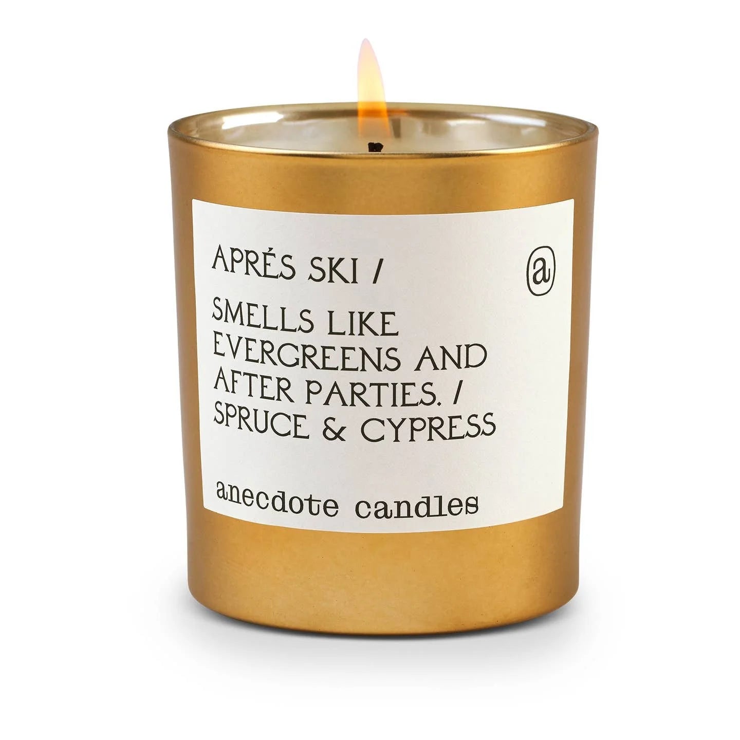 Apres Ski Gold Tumbler Candle