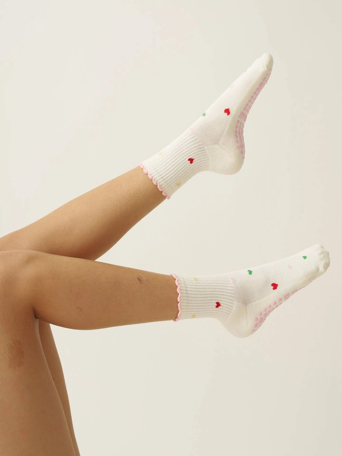 💕 Mini Heart Petal Grip Sock, - image 2