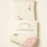 🌷 Tulip Petal Grip Sock, Pilates Socks