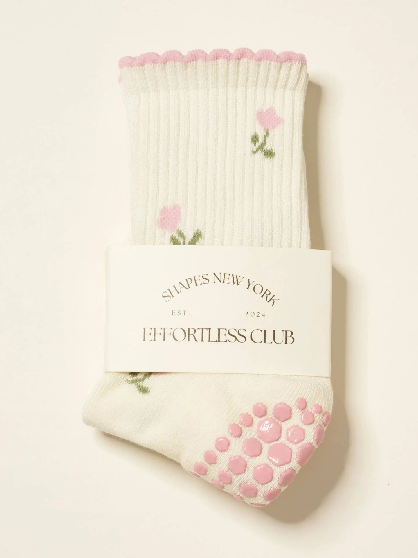 🌷 Tulip Petal Grip Sock, Pilates Socks
