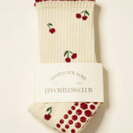 🍒 Little Cherry Petal Grip Sock - image 2