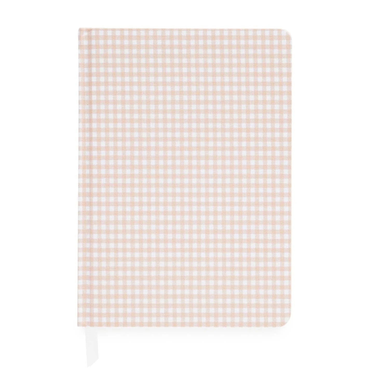Chic Hardcover Pink Gingham Journal