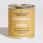 Citronella + Cedar Outdoor Candle