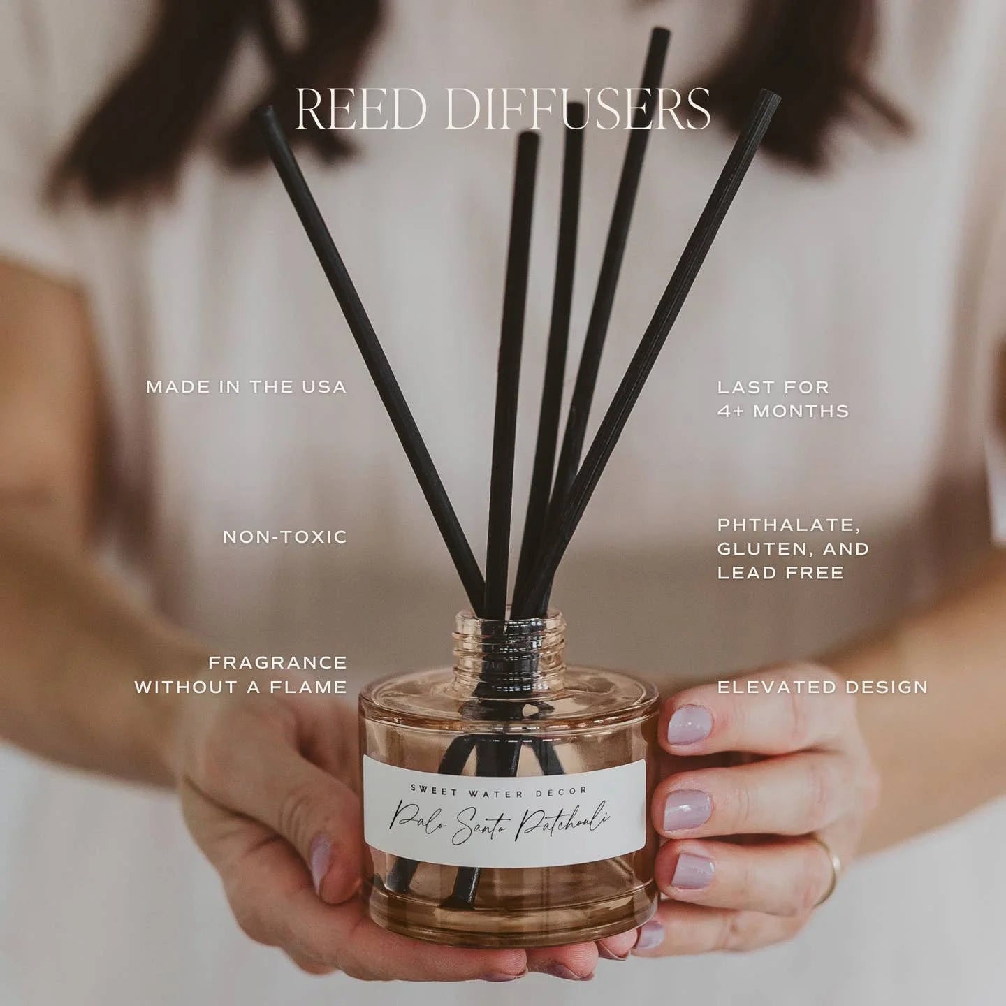 Palo Santo Patchouli Reed Diffuser - image 3