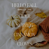 Hello Fall Candle - image 3