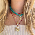 Aleni Shell and Cord Necklace - image 2