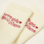 🩰 Pilates Girl Grip Sock [Red], Pilates Socks - image 2