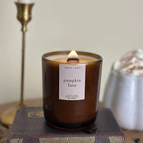 Pumpkin Latte Fall Soy Wax Wood Wick Candle - image 3