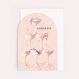Champagne Congratulations Card