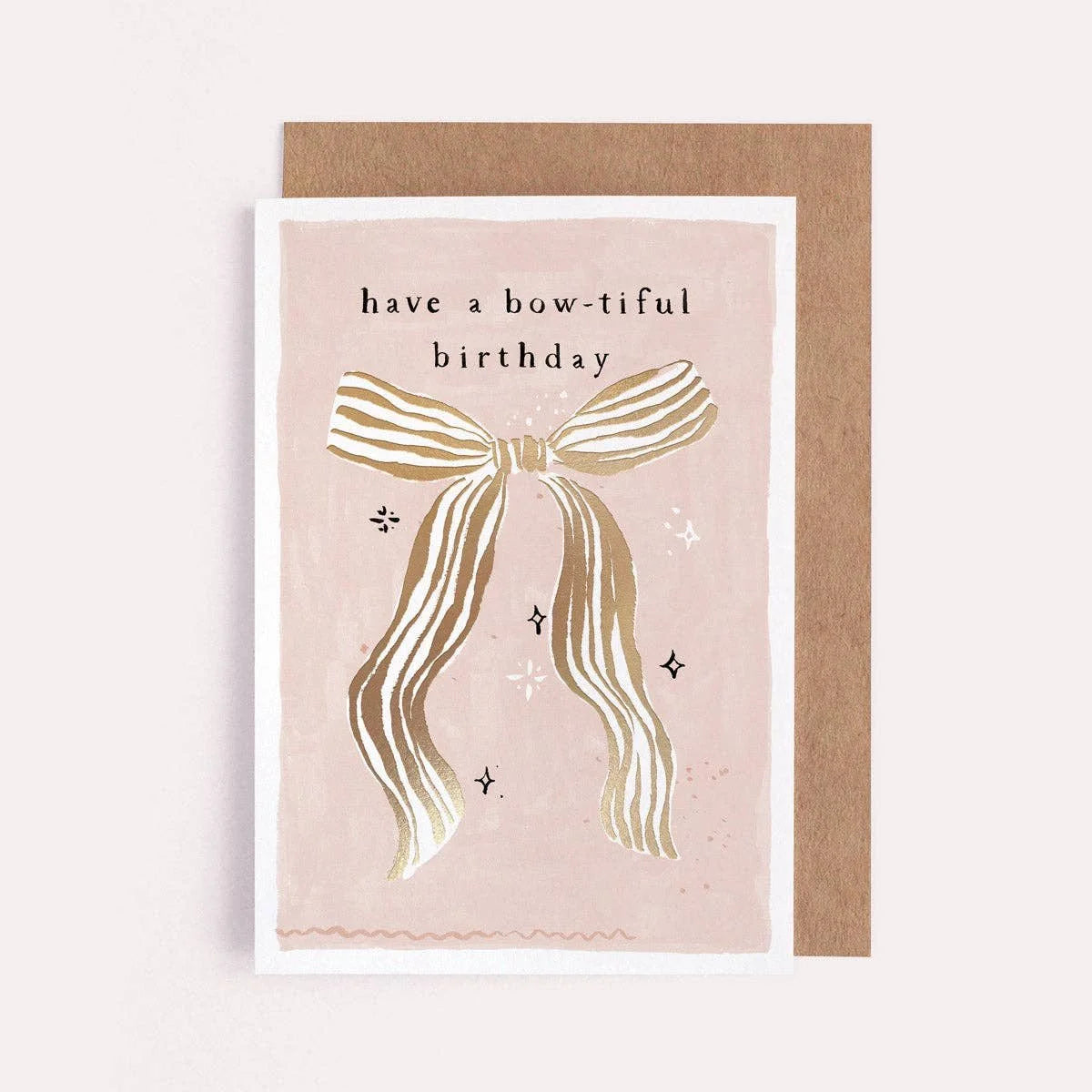 Bow-Tiful Bow Birthday Greeting Card