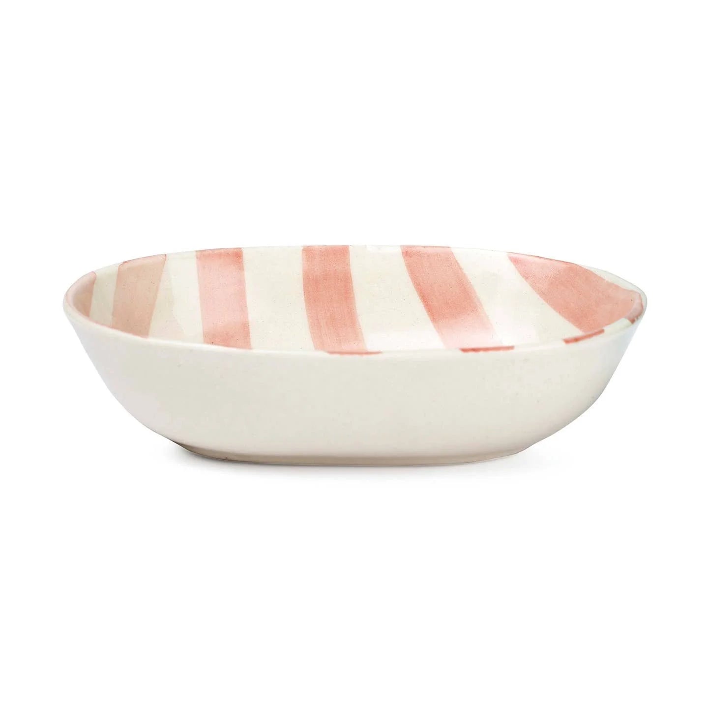 Ceramic Stripe Bowl, Pink - image 2