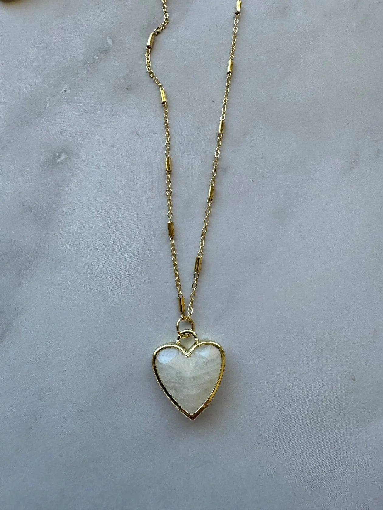 Gemstone Heart Necklace - image 4