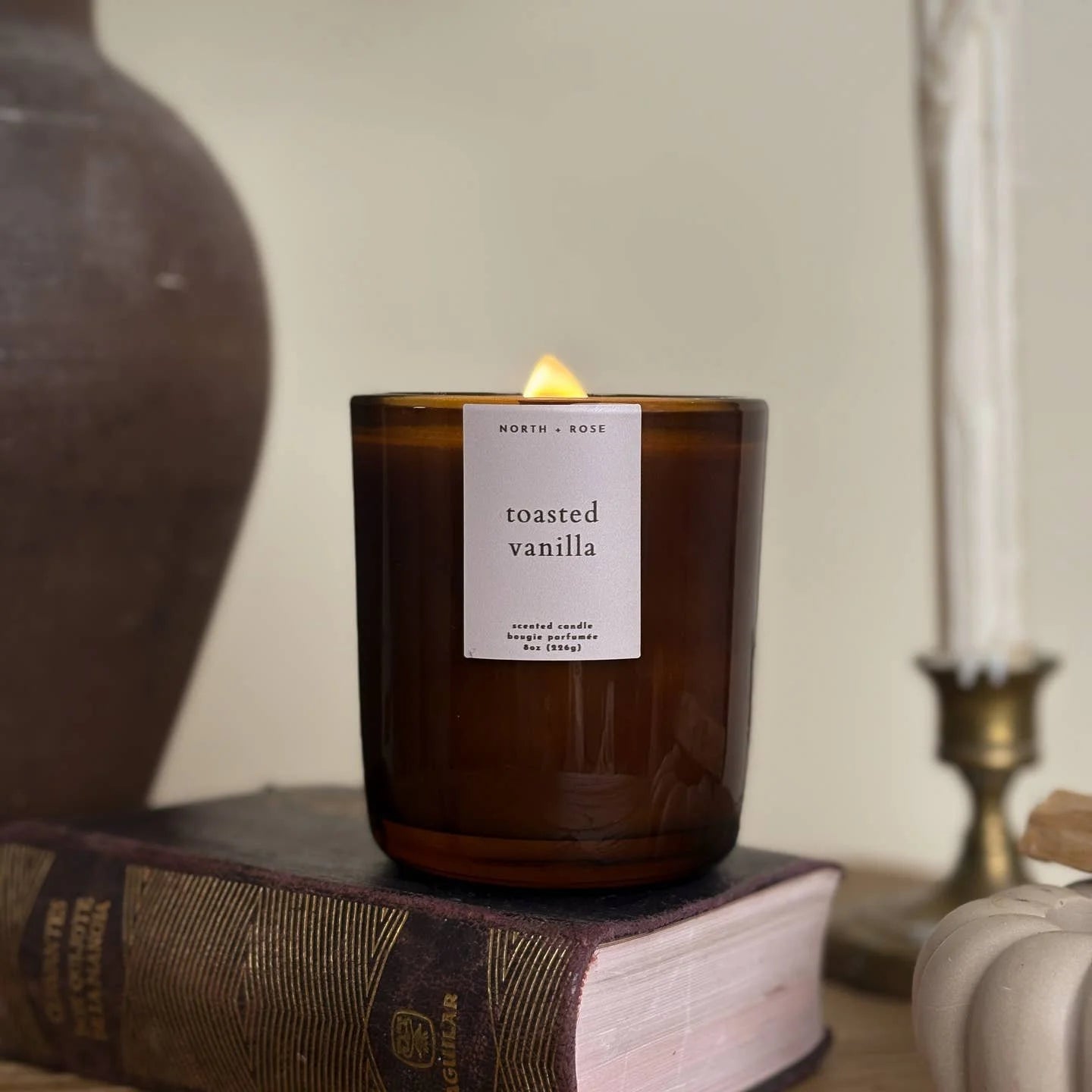 Toasted Vanilla Wood Wick Candle