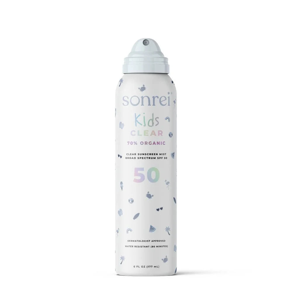 Kids Clear Organic Clear Sunscreen Mist Spf 50