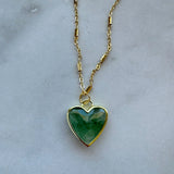 Gemstone Heart Necklace - image 3