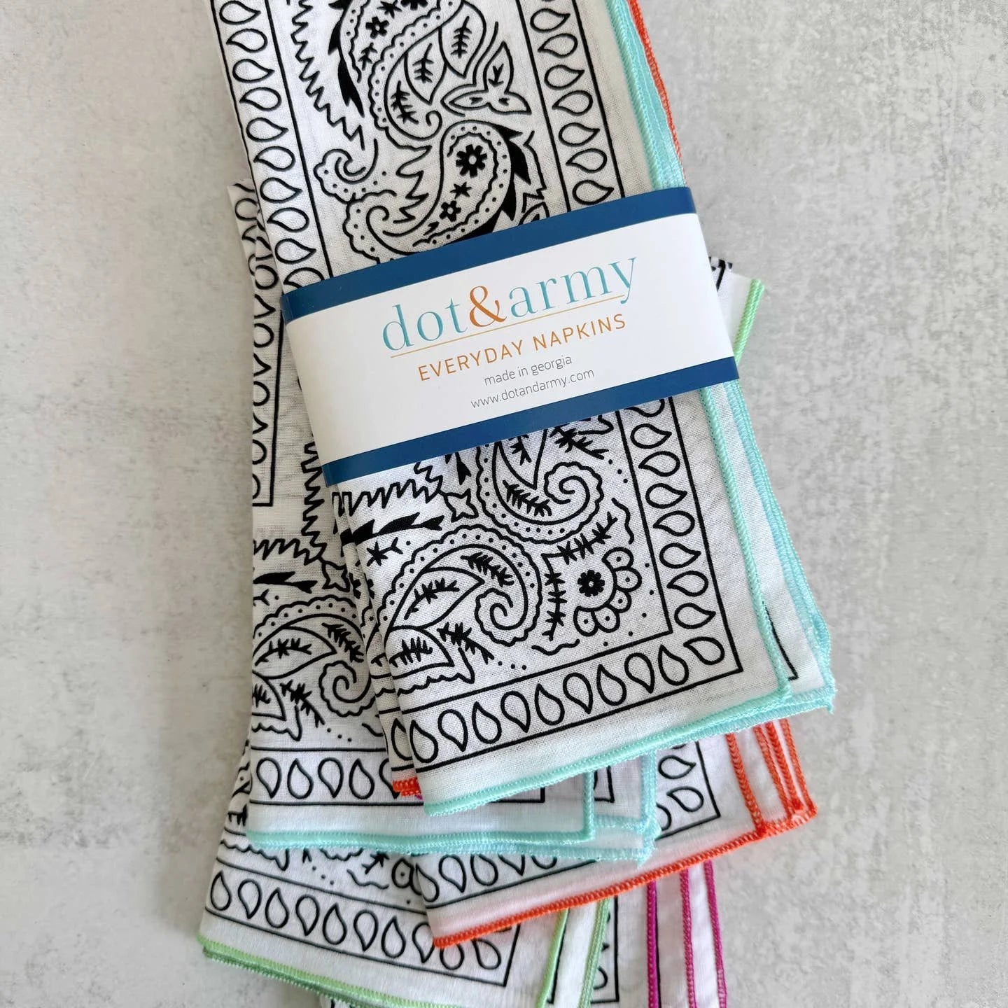 Bandana Cloth Napkins, Set of Four - image 3