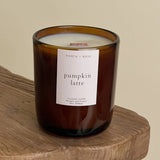 Pumpkin Latte Fall Soy Wax Wood Wick Candle - image 2
