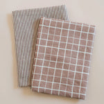 Classic Stripe Wine Linen Tea Towel - image 2