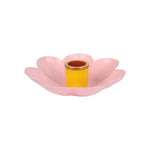 Colored Enamel Flower Shaped Candle Holders - image 6