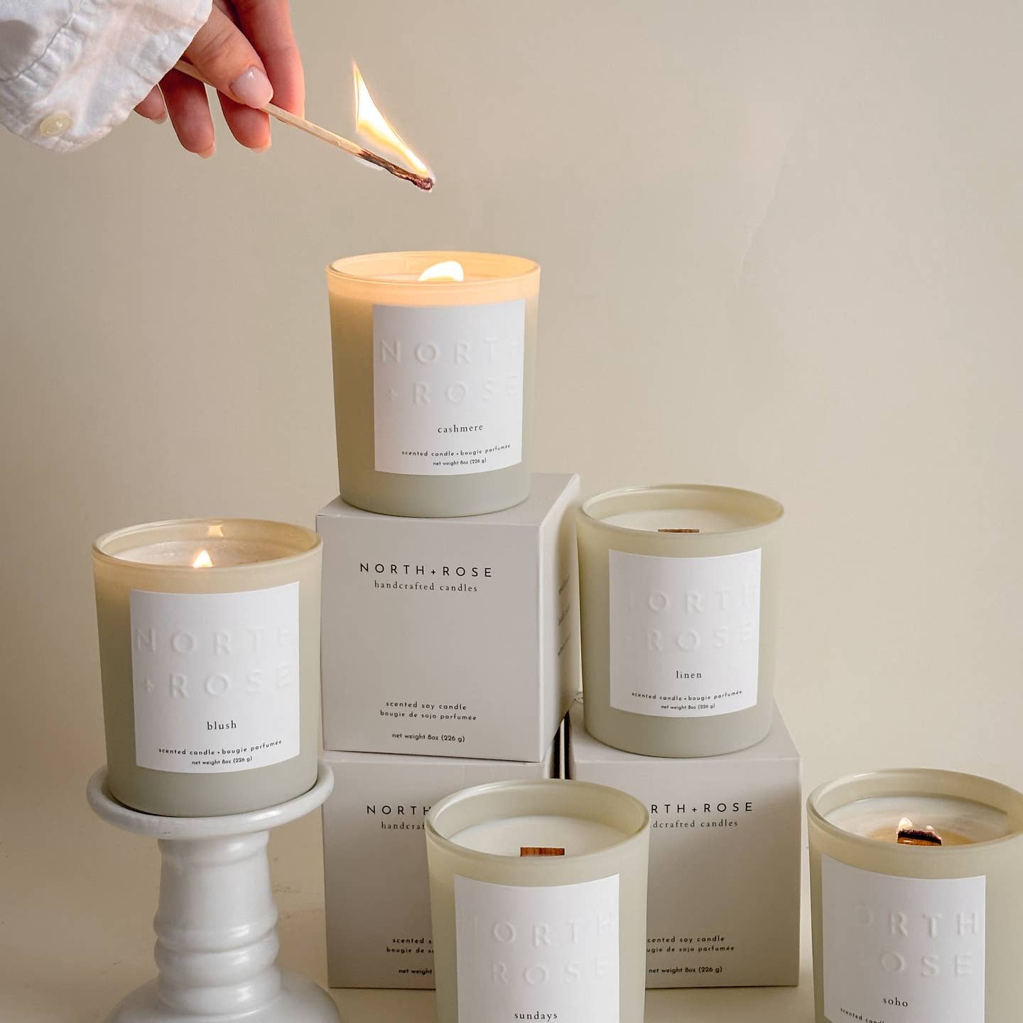 Blush- Wood Wick Candle - image 2