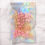 Pink Heart Cocktail Picks - image 3