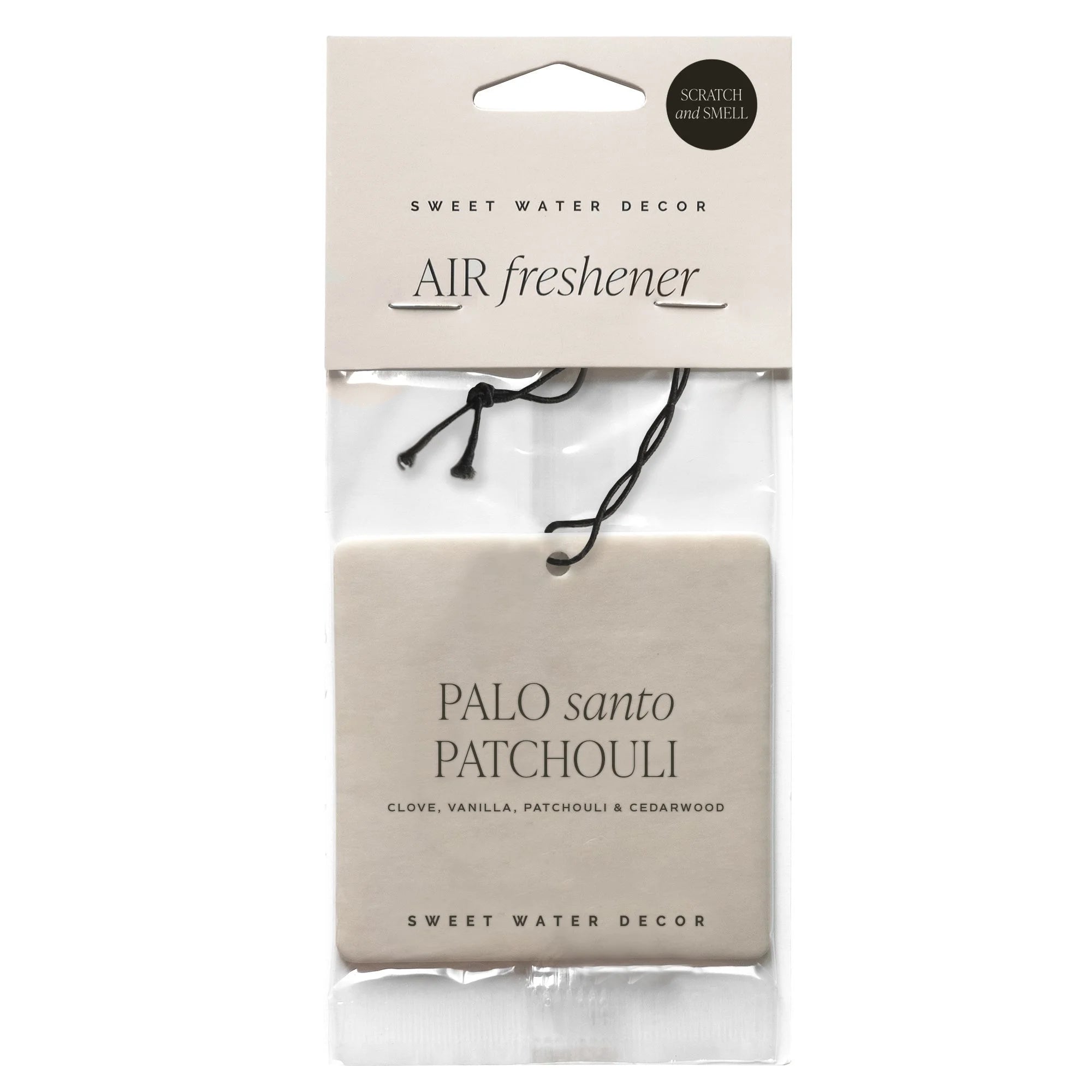 Palo Santo Patchouli Hanging Air Freshener