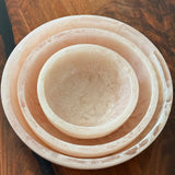 Set of 3 Resin Bowls | Light Pink