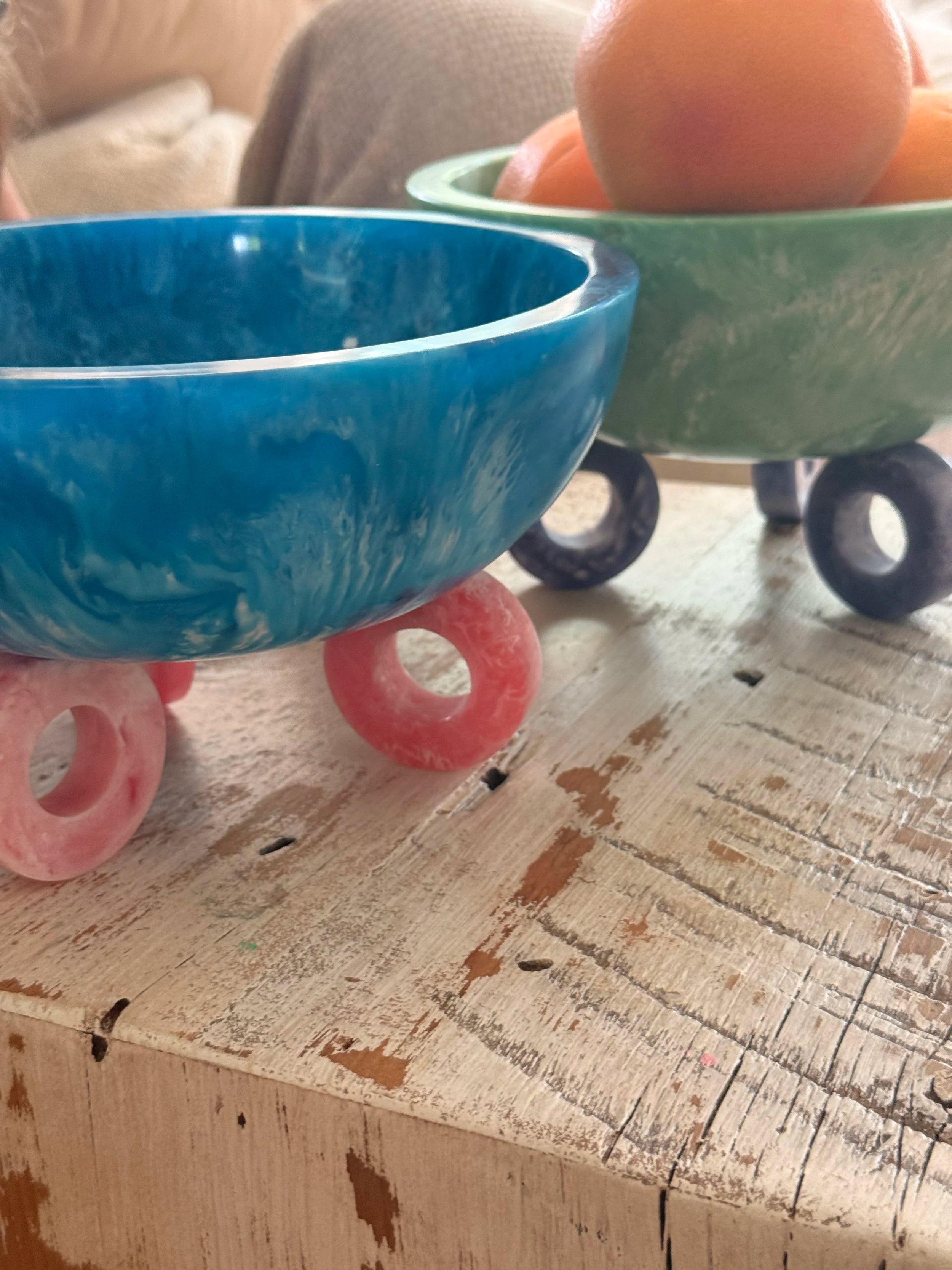 Resin Pedestal Bowl - image 5