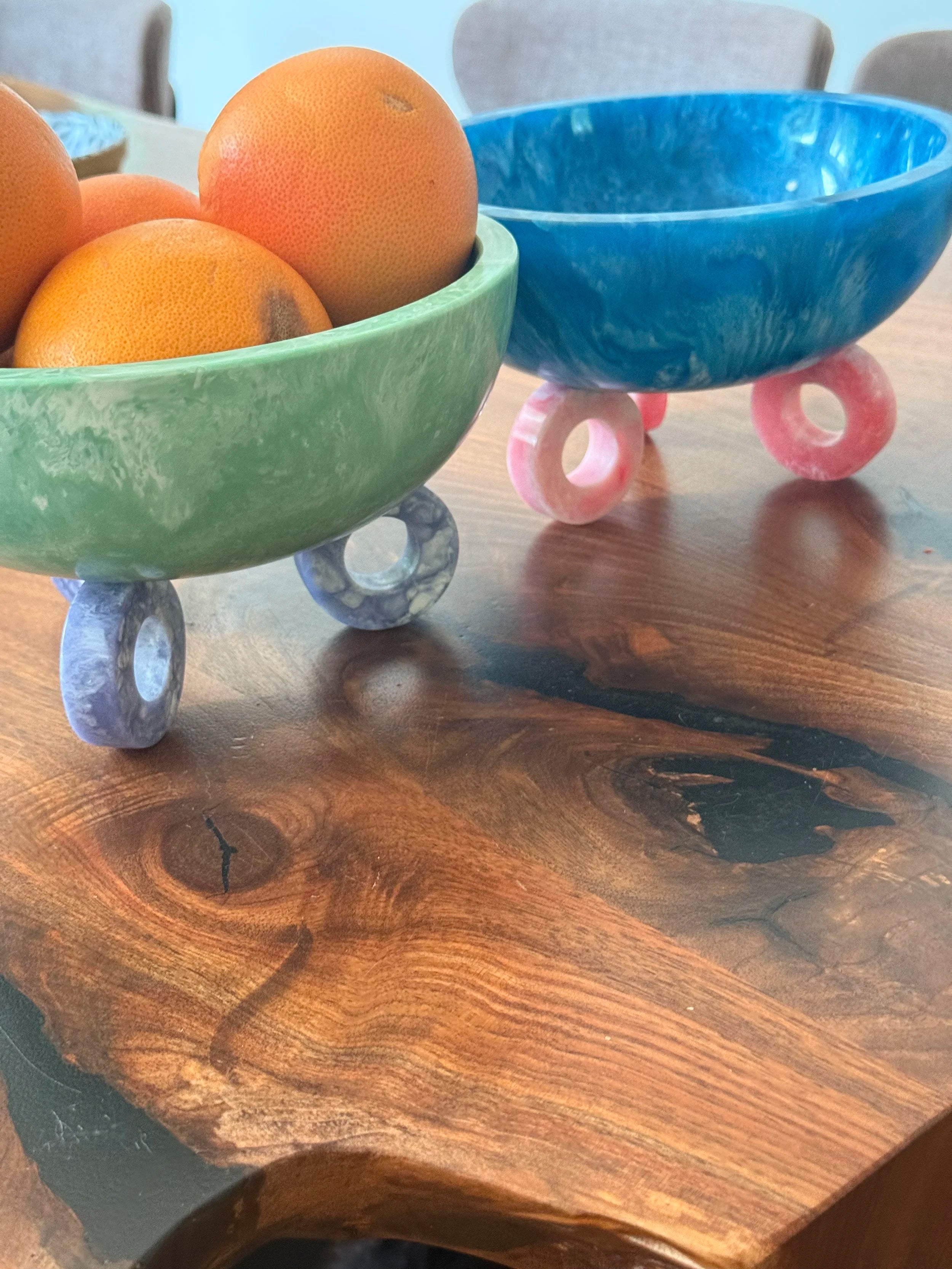 Resin Pedestal Bowl - image 6