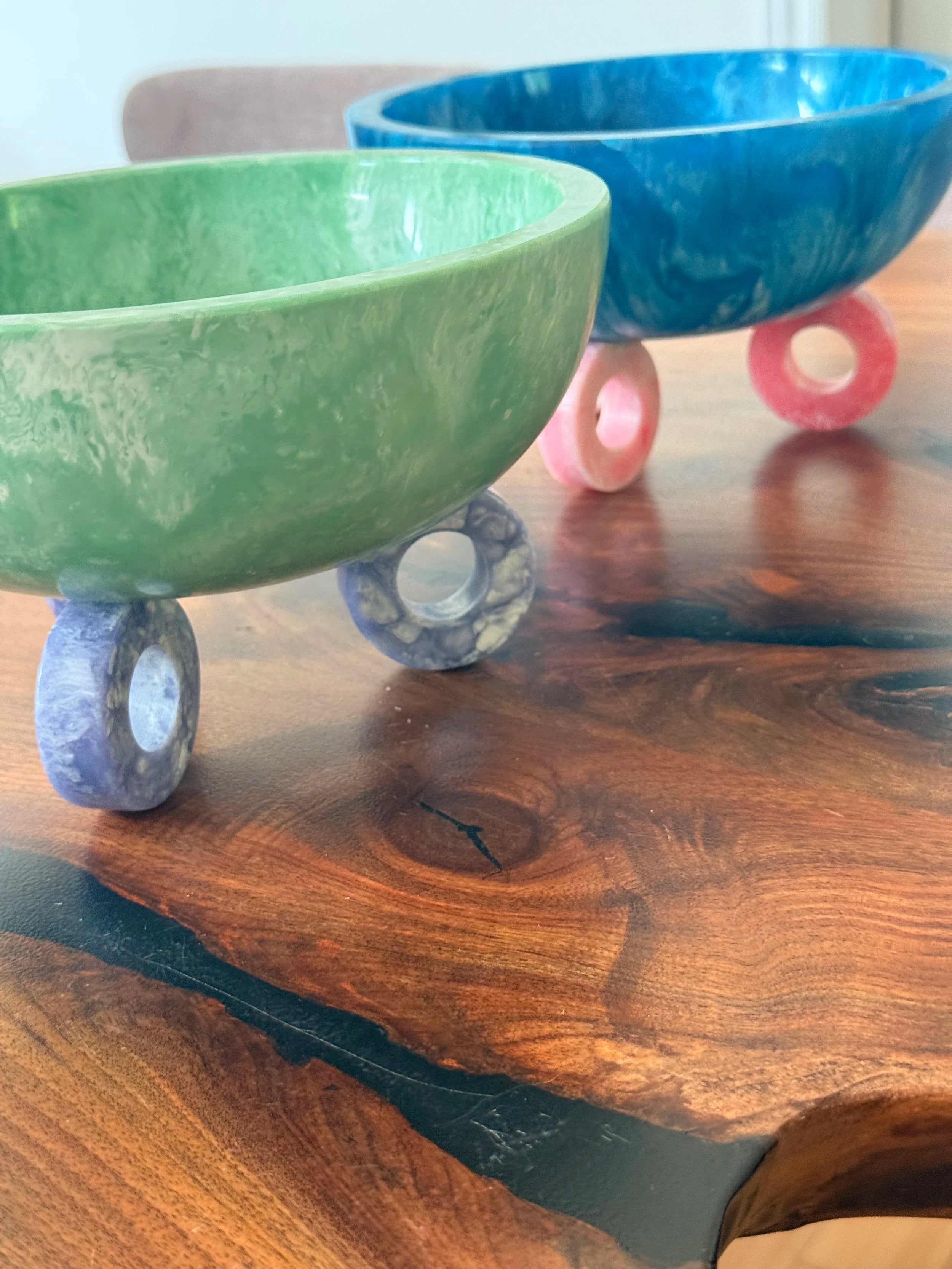 Resin Pedestal Bowl - image 4