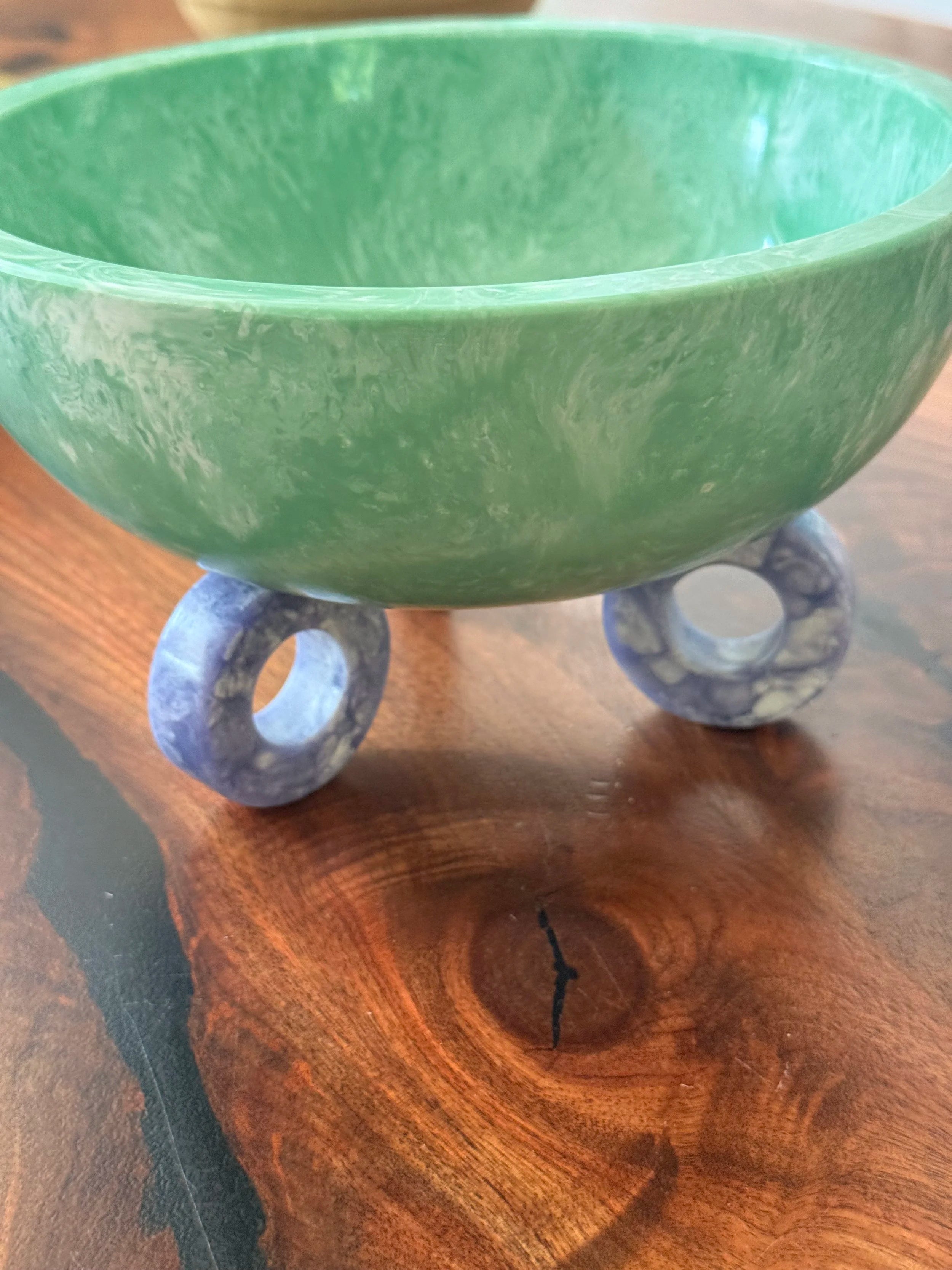 Resin Pedestal Bowl - image 3