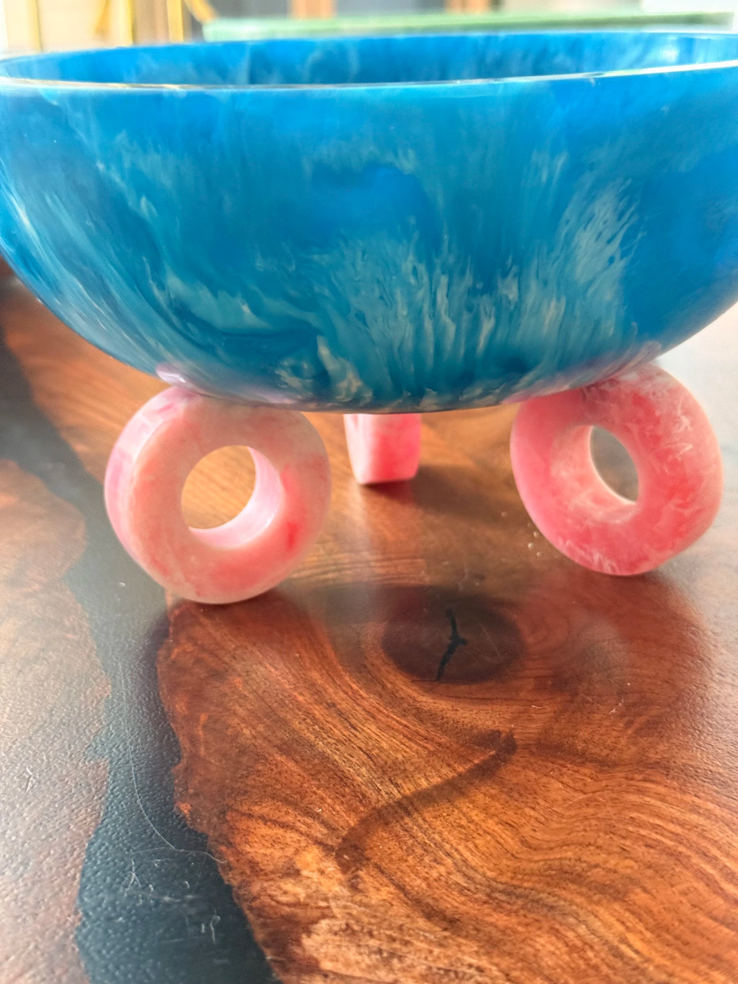 Resin Pedestal Bowl - image 2