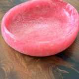 Marbled Resin Catchall Bowl | Coral Pink - image 3