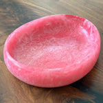 Marbled Resin Catchall Bowl | Coral Pink