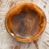 Marbled Resin Snack Bowl | Amber