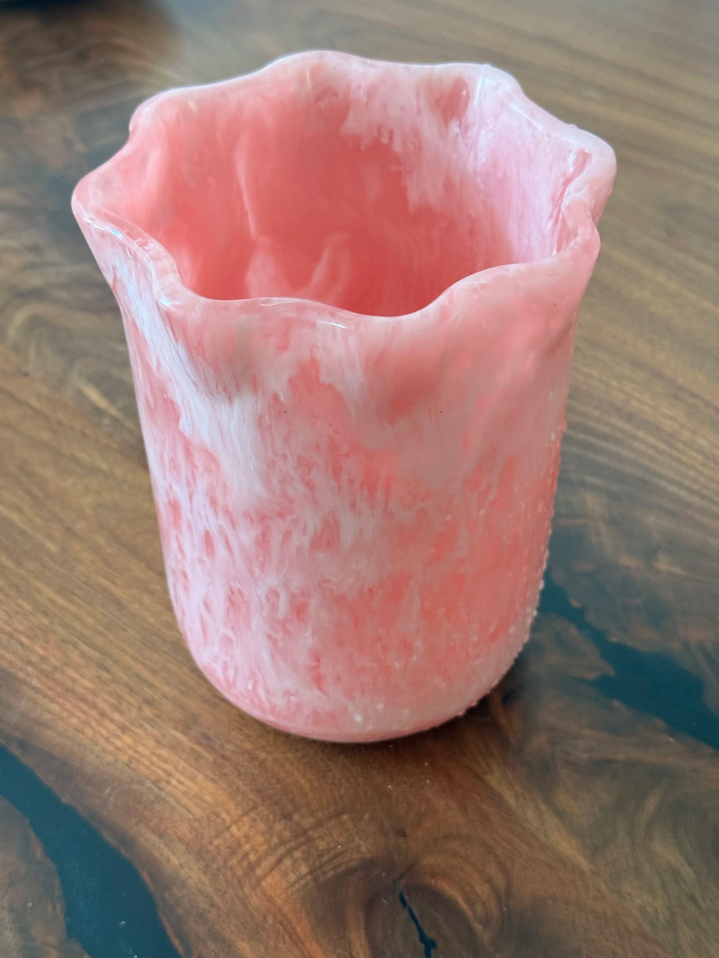 Marbled Resin Vase