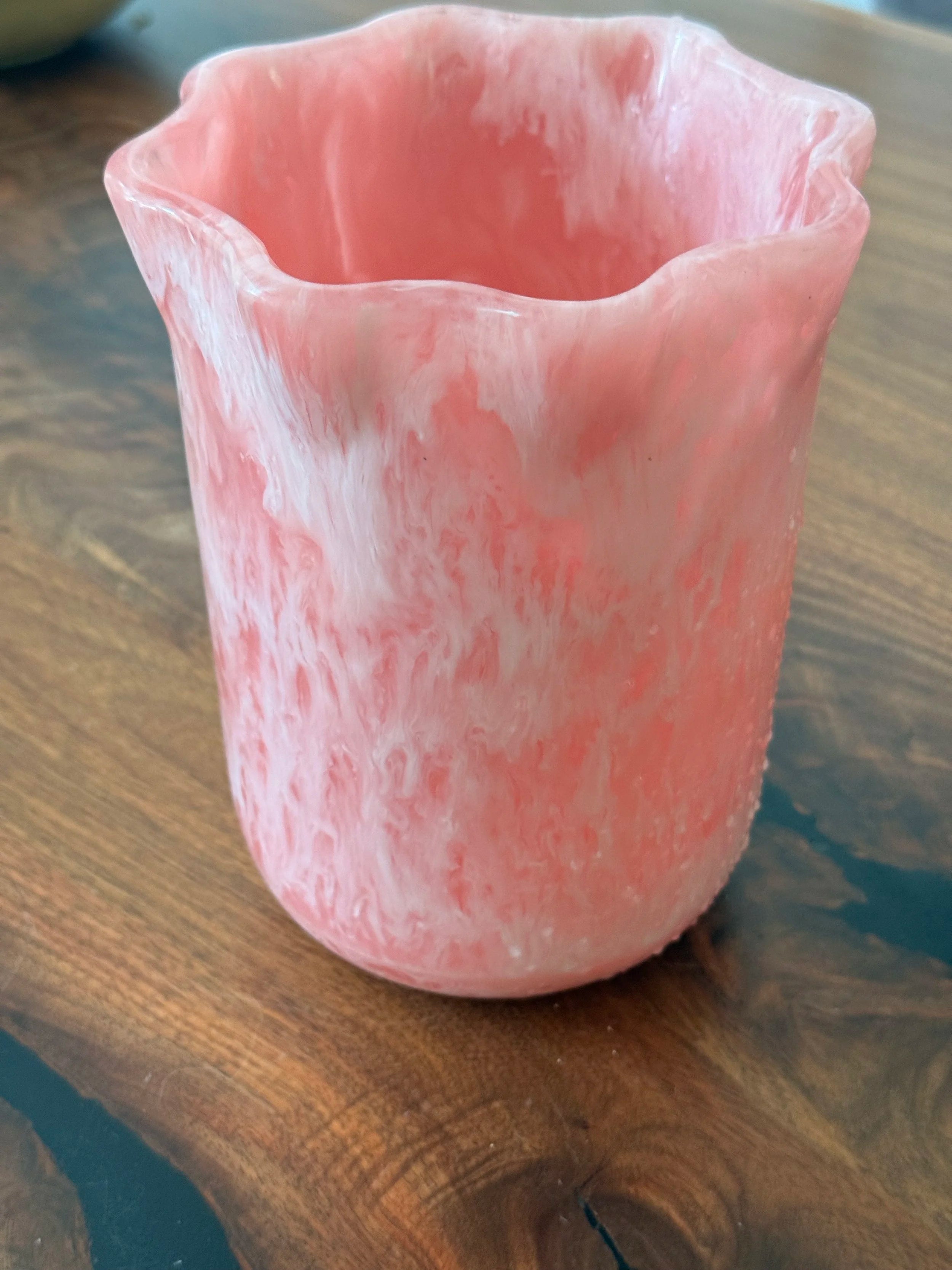 Marbled Resin Vase - image 2