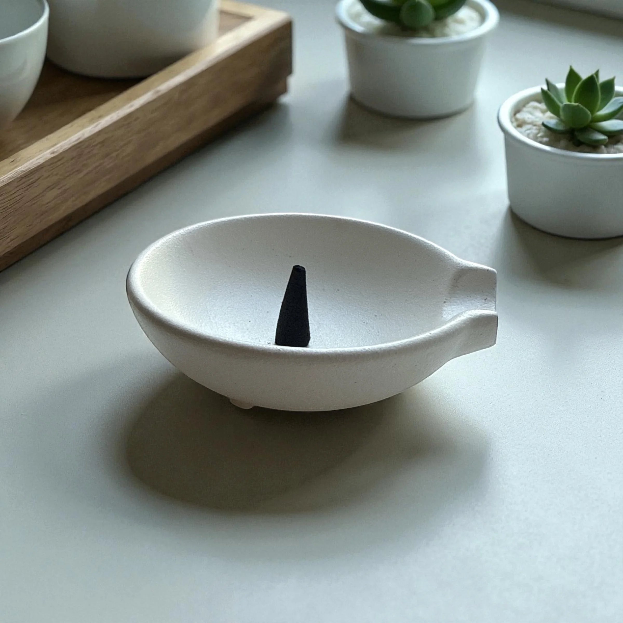 Ceramic Palo Santo and Incense Holder