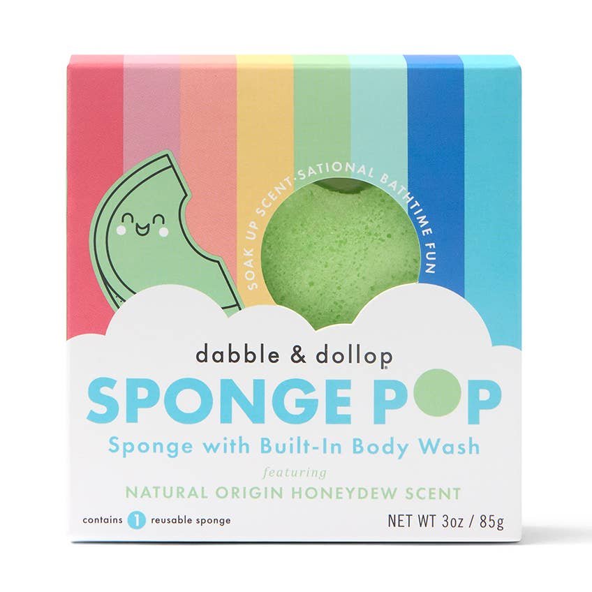 Sponge with Built-in Body Wash - Honeydew