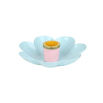 Colored Enamel Flower Shaped Candle Holders - image 7