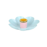 Colored Enamel Flower Shaped Candle Holders - image 7
