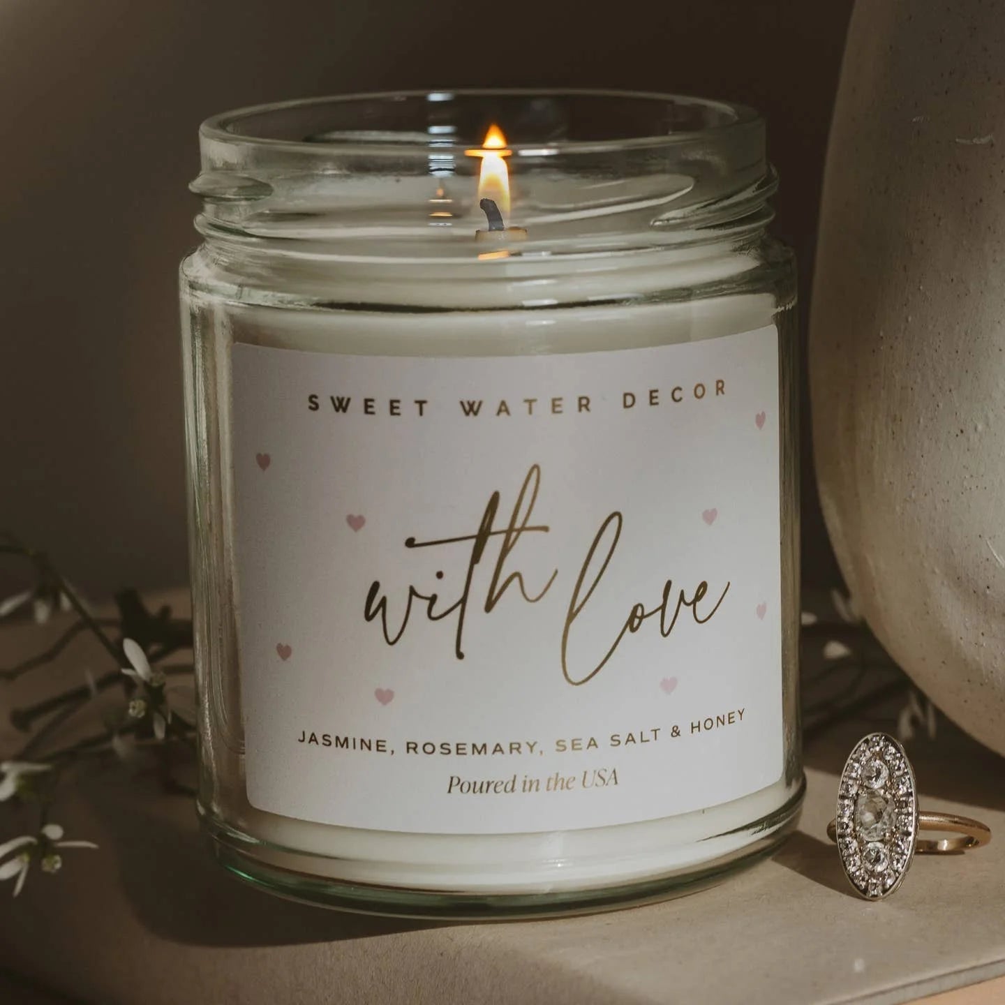 With Love Candle