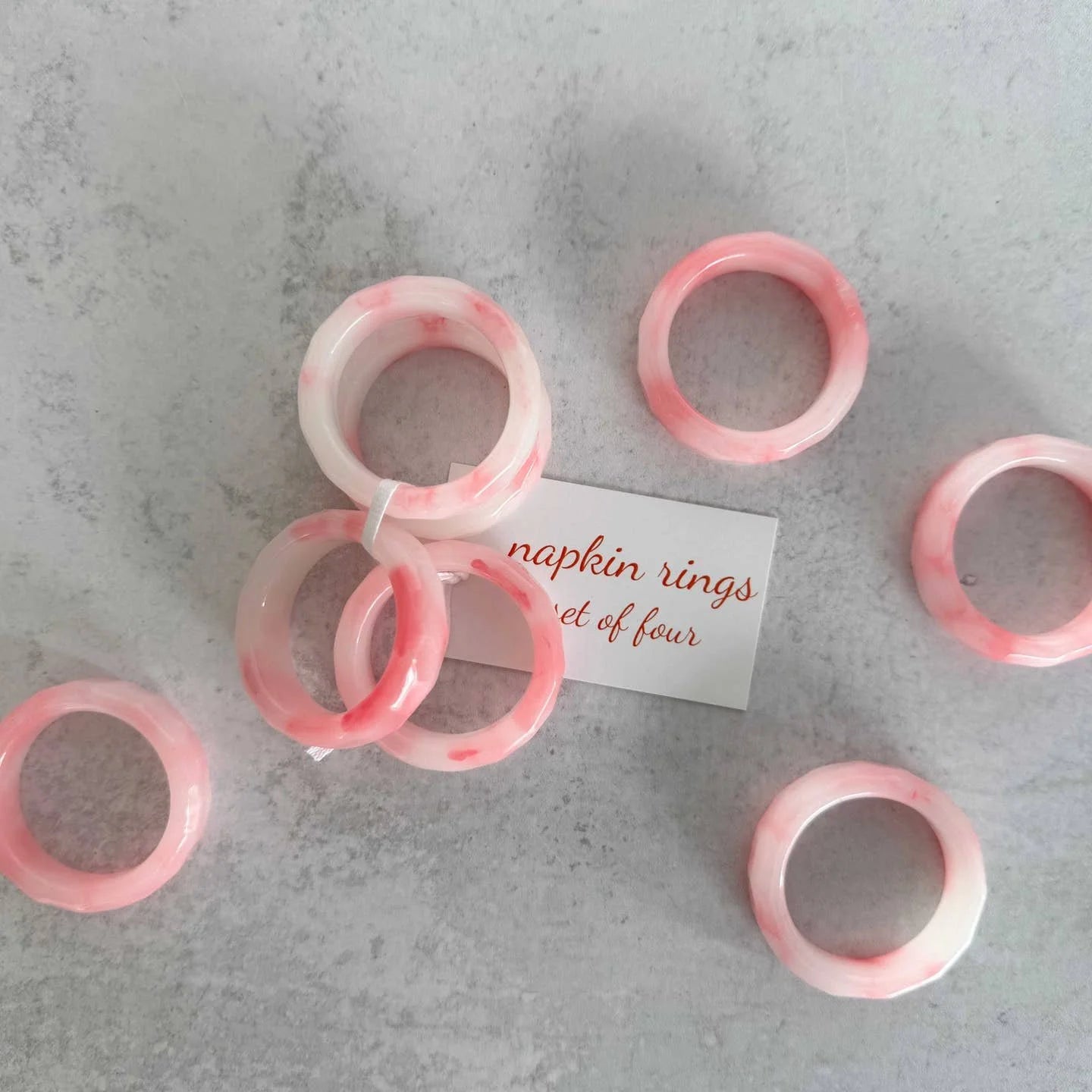 Sherbet Napkin Rings, Set of Four - image 3