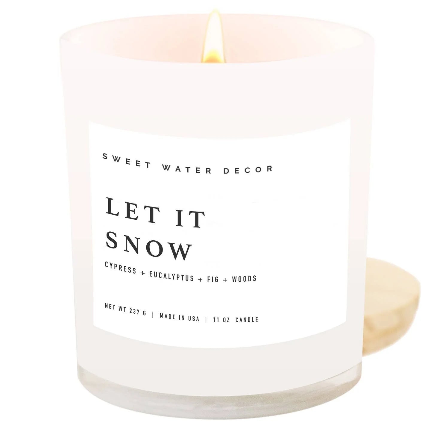 Let it Snow Candle