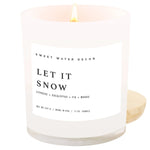 Let it Snow Candle