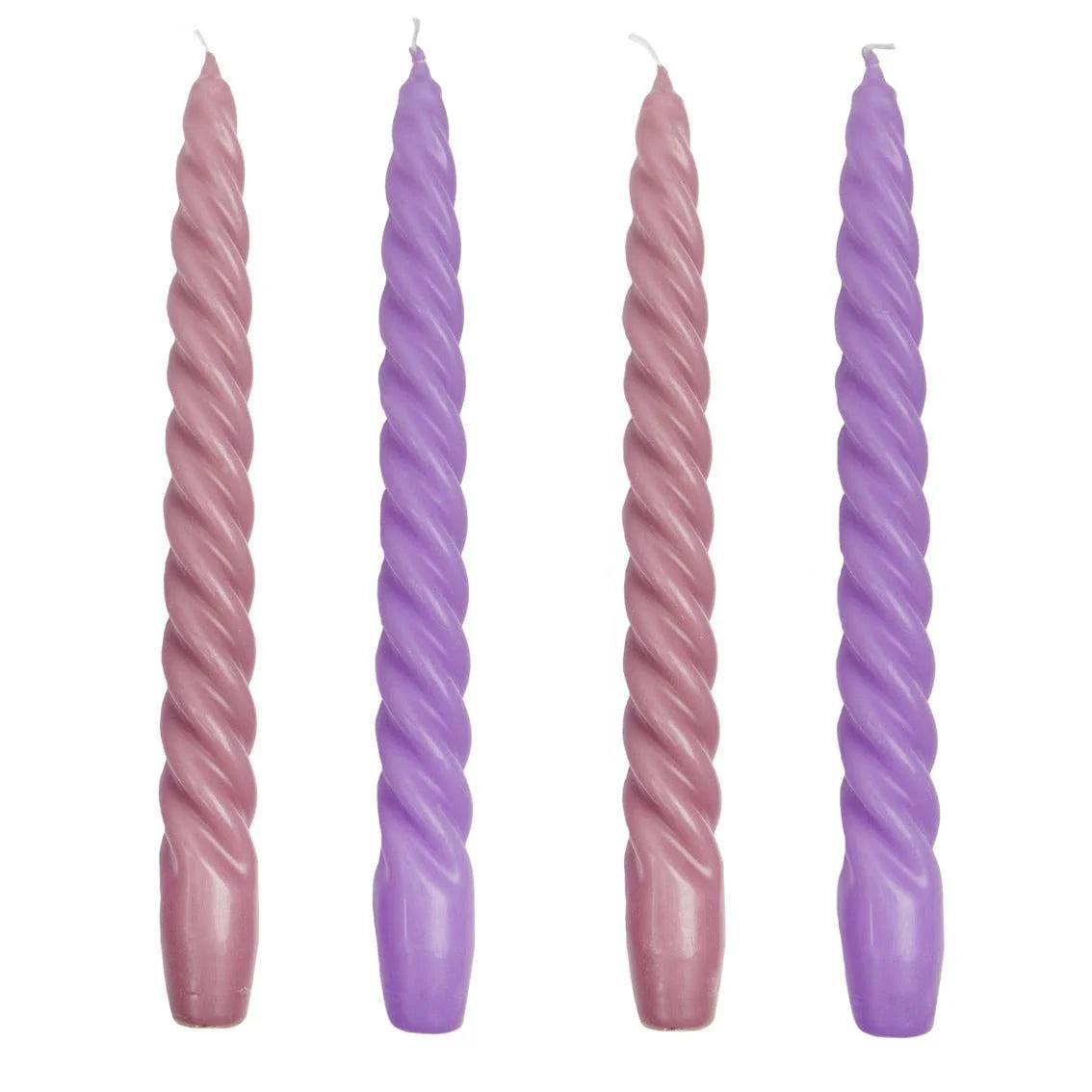 Purple Spiral Candles - image 3