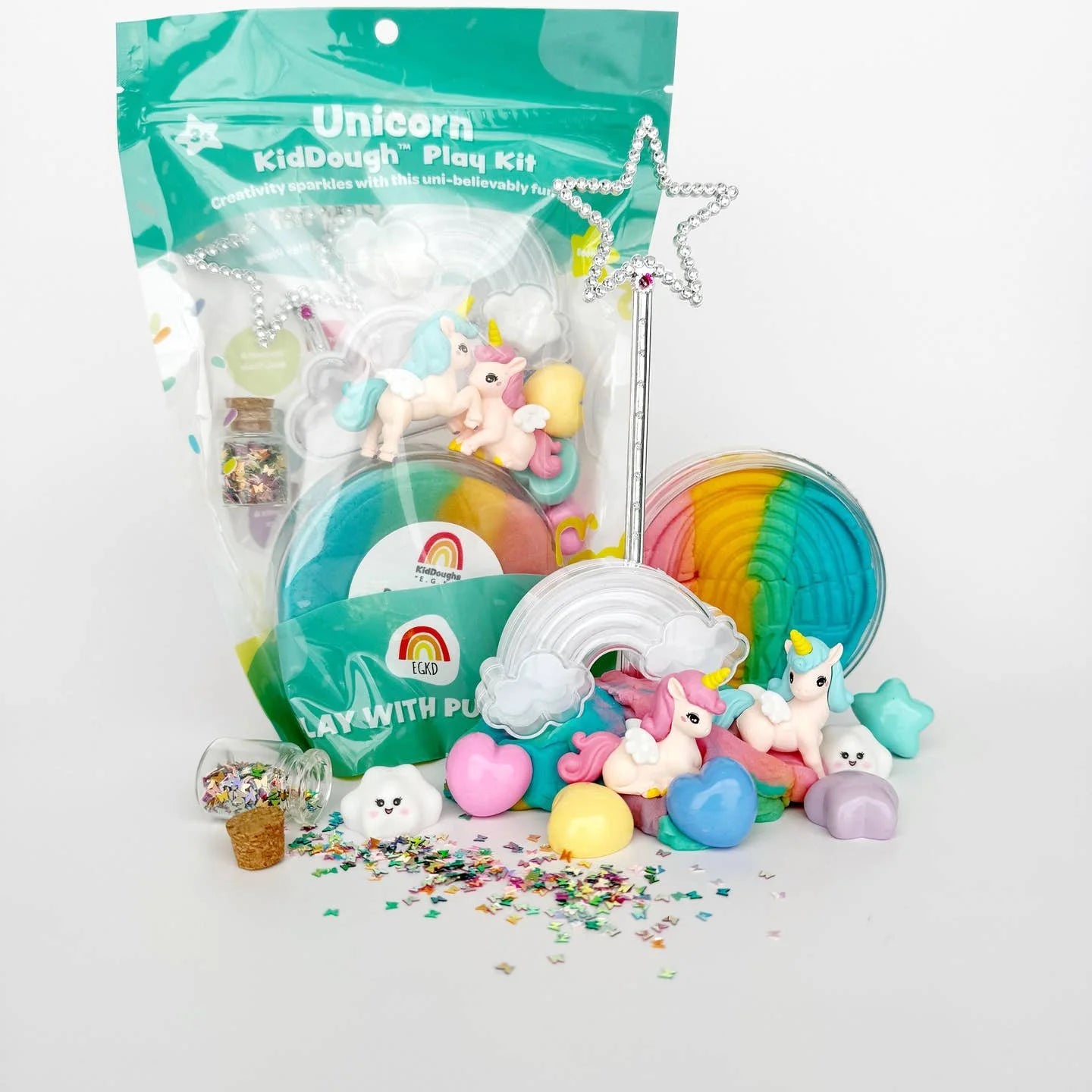 Unicorn Kiddough Play Kit - image 2