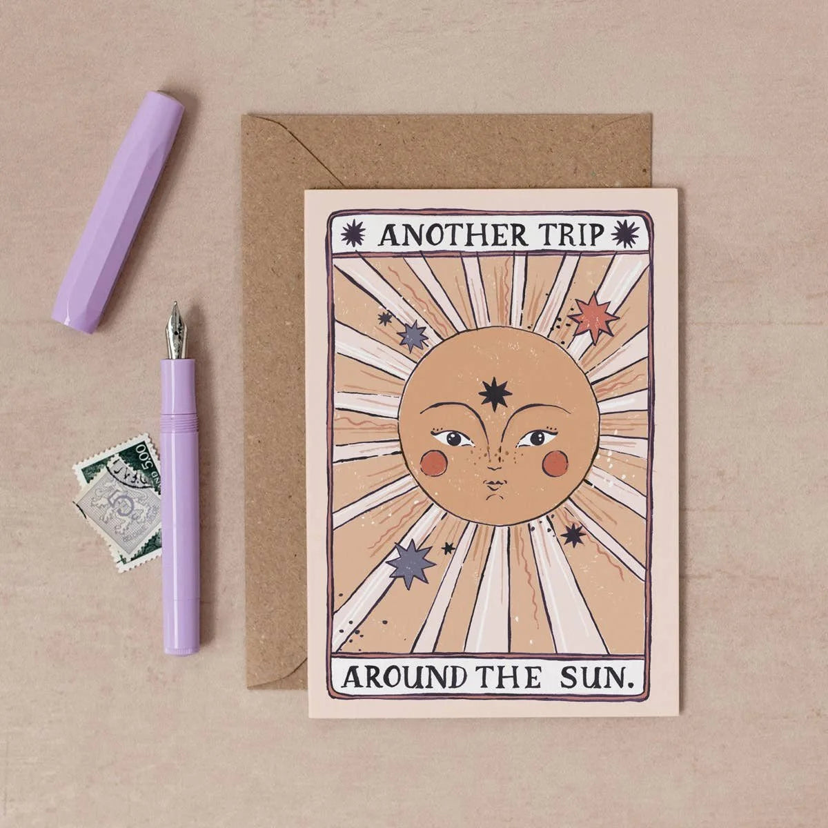 Tarot Sun Birthday Card - image 2