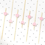 Pink Heart Cocktail Picks - image 2