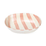 Ceramic Stripe Bowl, Pink